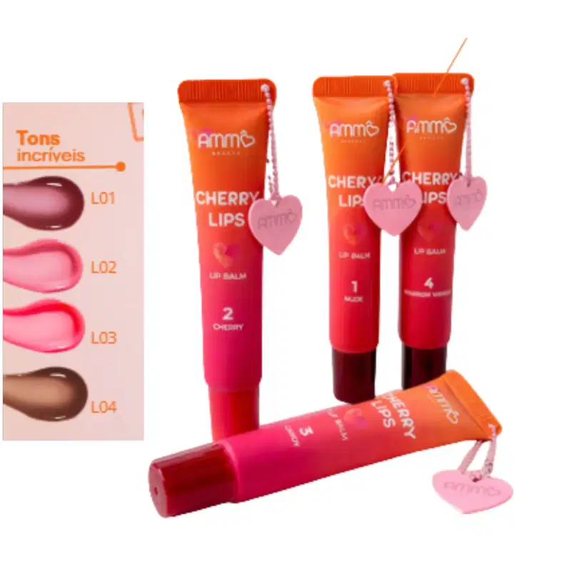 Cherry Lips Lip Balm Nude 15ml - Ammô Beauty