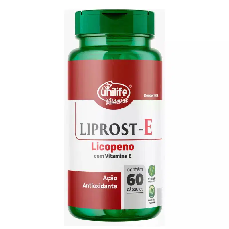 Suplemento Alimentar Liprost E Unilife 60 Cápsulas