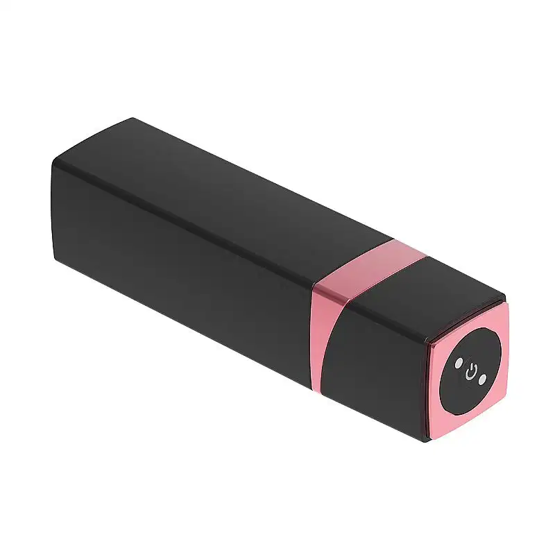 Sexy Import em Formato de Batom Case Preto - Vibrador de Clitóris