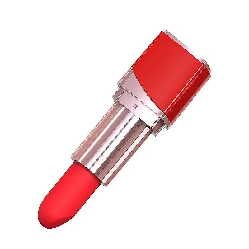 Sexy Import em Formato de Batom Case Vermelho - Vibrador de Clitóris