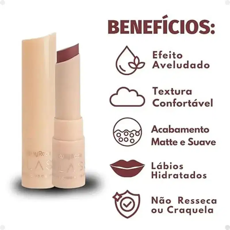 BATOM CREAMY MATTE GL06 GLASS HBF5676 RUBYROSE