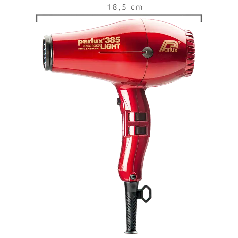 Parlux 385 PowerLight 220V ASS1882 Vermelho - Secador de Cabelo