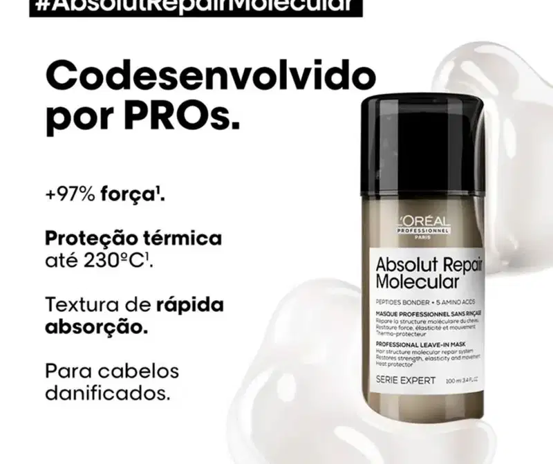 Loreal - Absolut Repair Molecular - Serum 250ml + Leave-in 100 ml