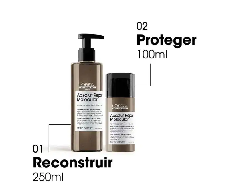 Loreal - Absolut Repair Molecular - Serum 250ml + Leave-in 100 ml