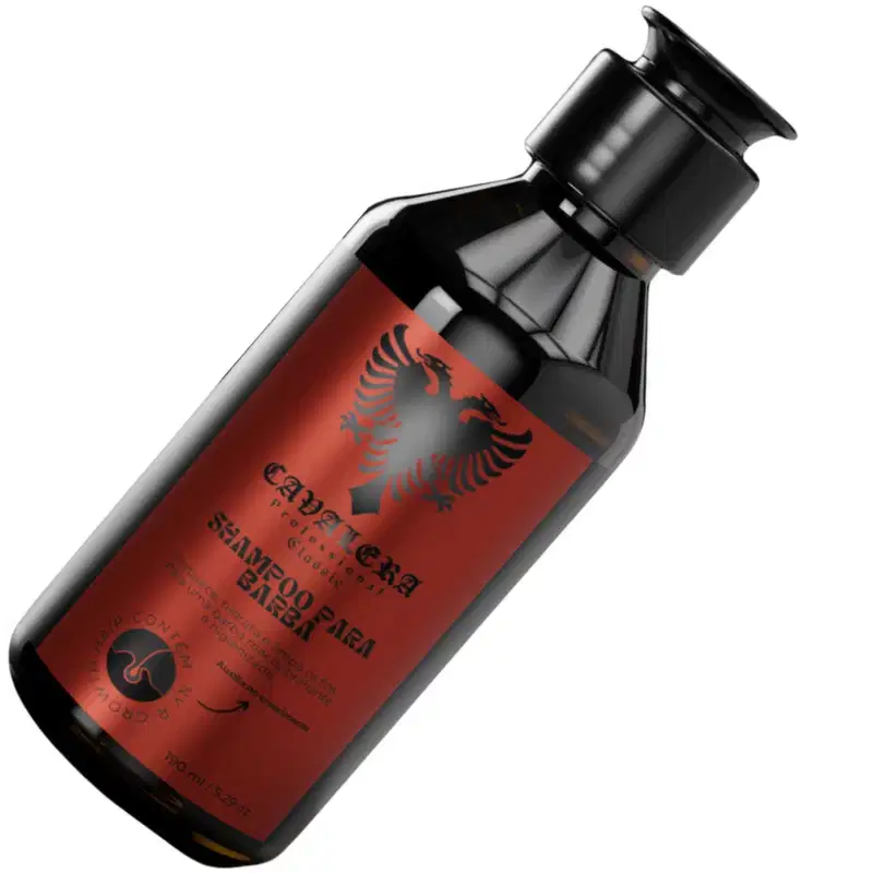 Shampoo Cavalera Masculino De Barba Hidratada Classic 190ml