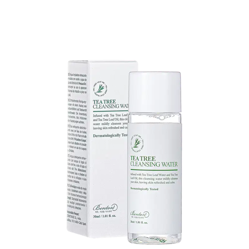 Benton Tea Tree Cleansing Water - Água Micelar 30ml