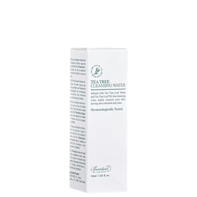 Benton Tea Tree Cleansing Water - Água Micelar 30ml