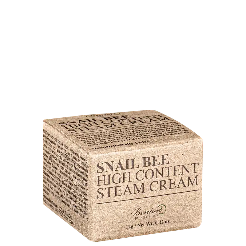 Benton Snail Bee High Content Steam Cream - Creme Hidratante Facial 12g