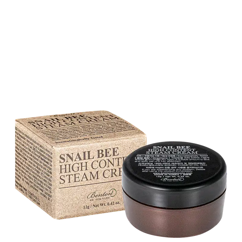 Benton Snail Bee High Content Steam Cream - Creme Hidratante Facial 12g
