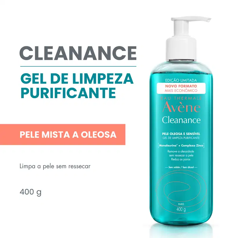 Avène Cleanance - Gel de Limpeza Facial 400g
