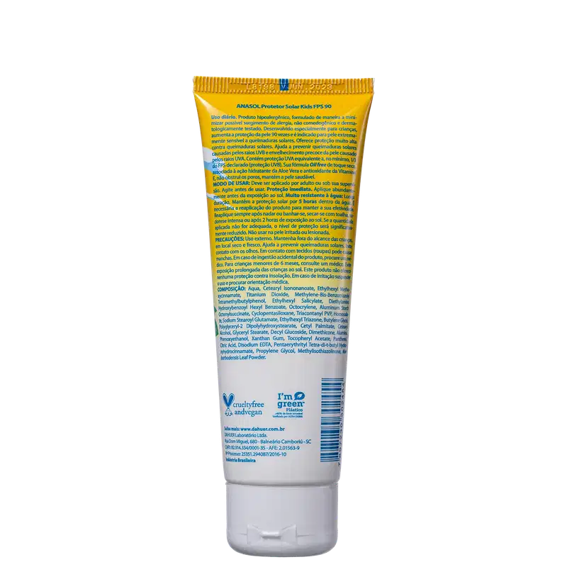 Anasol Kids FPS 90 - Protetor Solar Infantil 100g