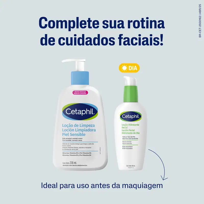 Cetaphil com Ácido Hialurônico - Loção Hidratante Facial 88ml