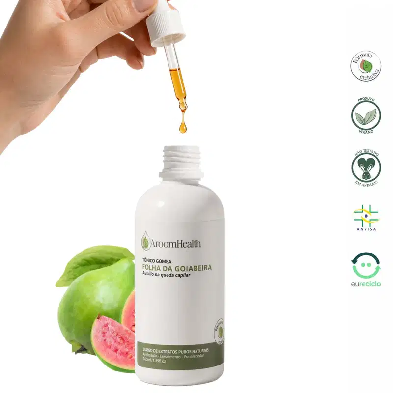 Tônico Bomba Capilar Folha da Goiabeira 100 ml Fórmula Exclusiva