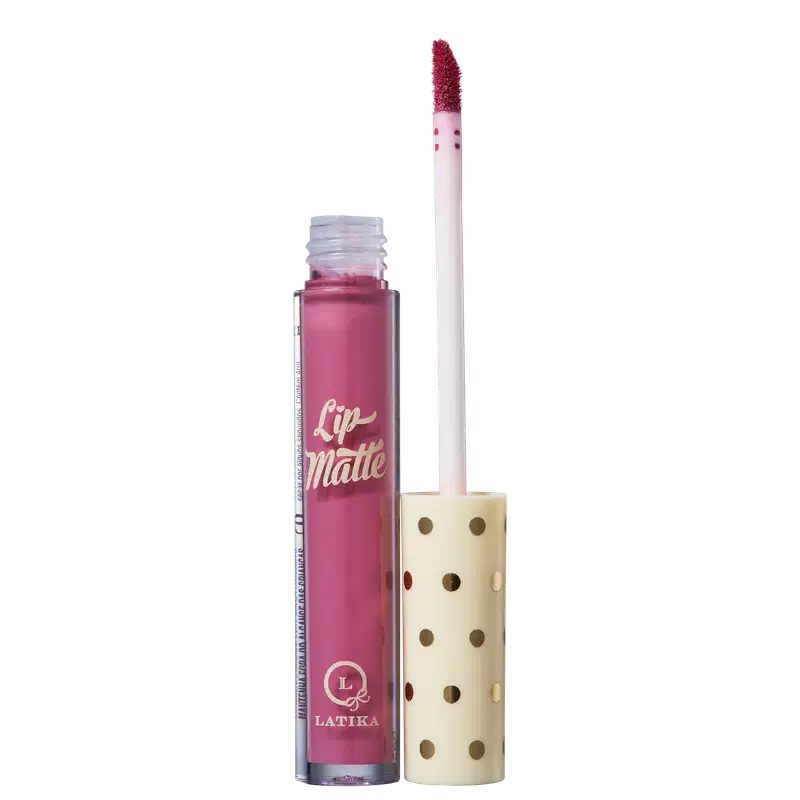 Latika Lip Matte Rosa Nº 52 - Batom Líquido 4ml