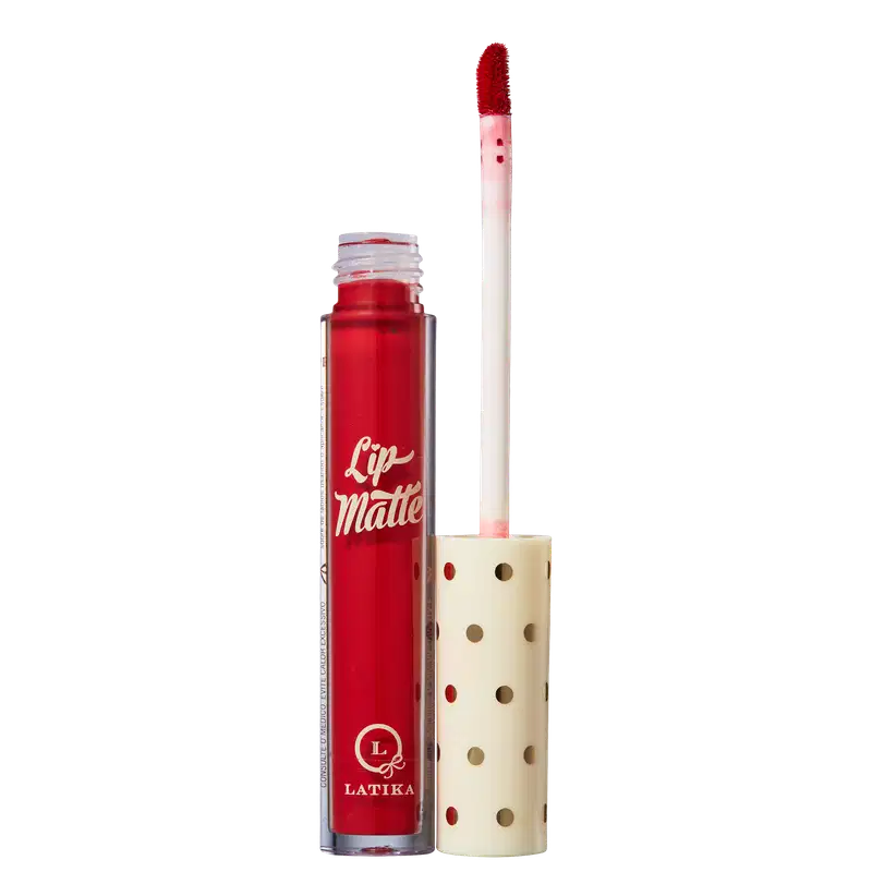 Latika Lip Matte Vermelho Nº 26 - Batom Líquido 4ml