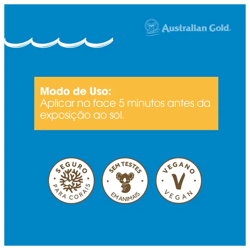 Australian Gold Antipoluição FPS 30 - Protetor Solar Facial 50g