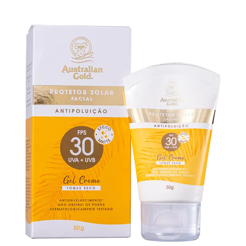 Australian Gold Antipoluição FPS 30 - Protetor Solar Facial 50g