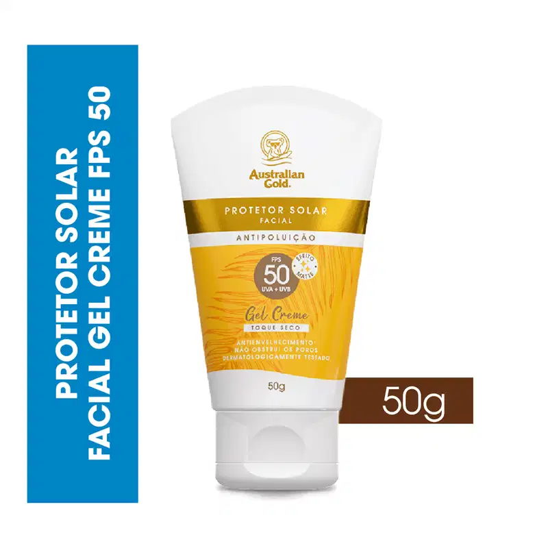 Australian Gold Antipoluição FPS 50 - Protetor Solar Facial 50g