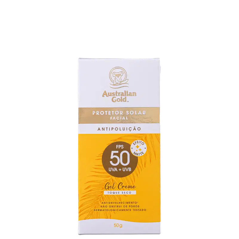 Australian Gold Antipoluição FPS 50 - Protetor Solar Facial 50g