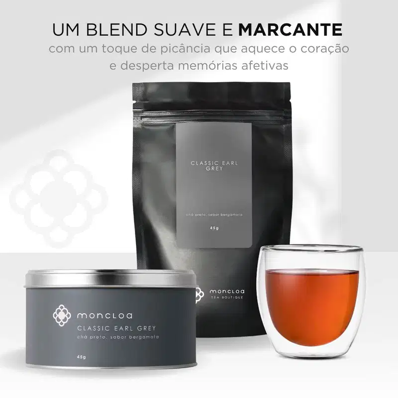 Chá Preto Classic Earl Grey Moncloa Pouch 45g