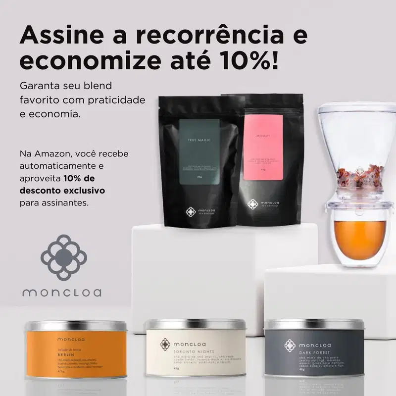 Chá Preto Classic Earl Grey Moncloa Pouch 45g
