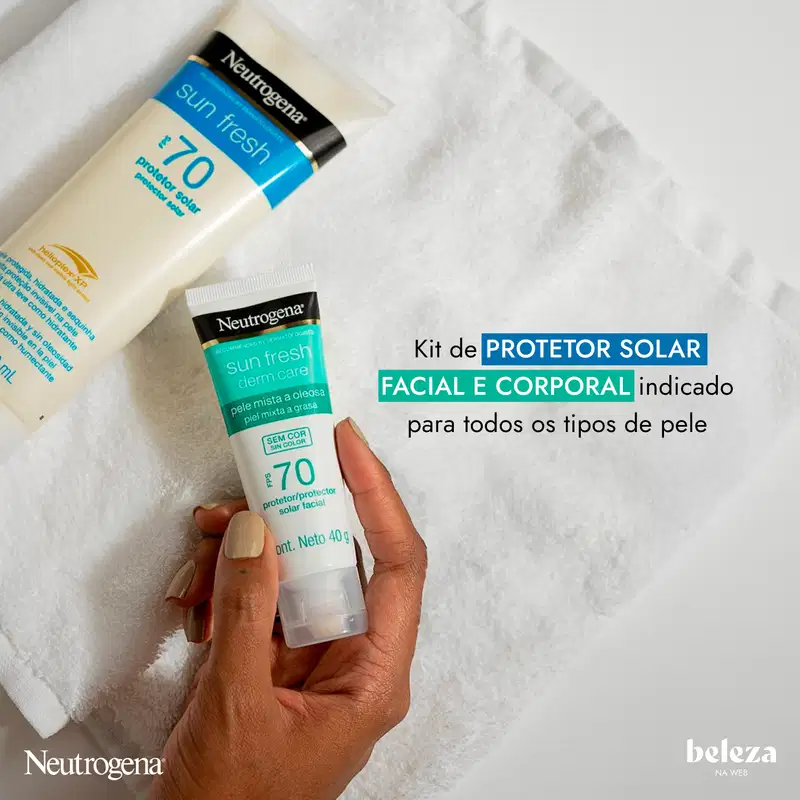 Kit Neutrogena Sun Fresh FPS 70 (2 Produtos)