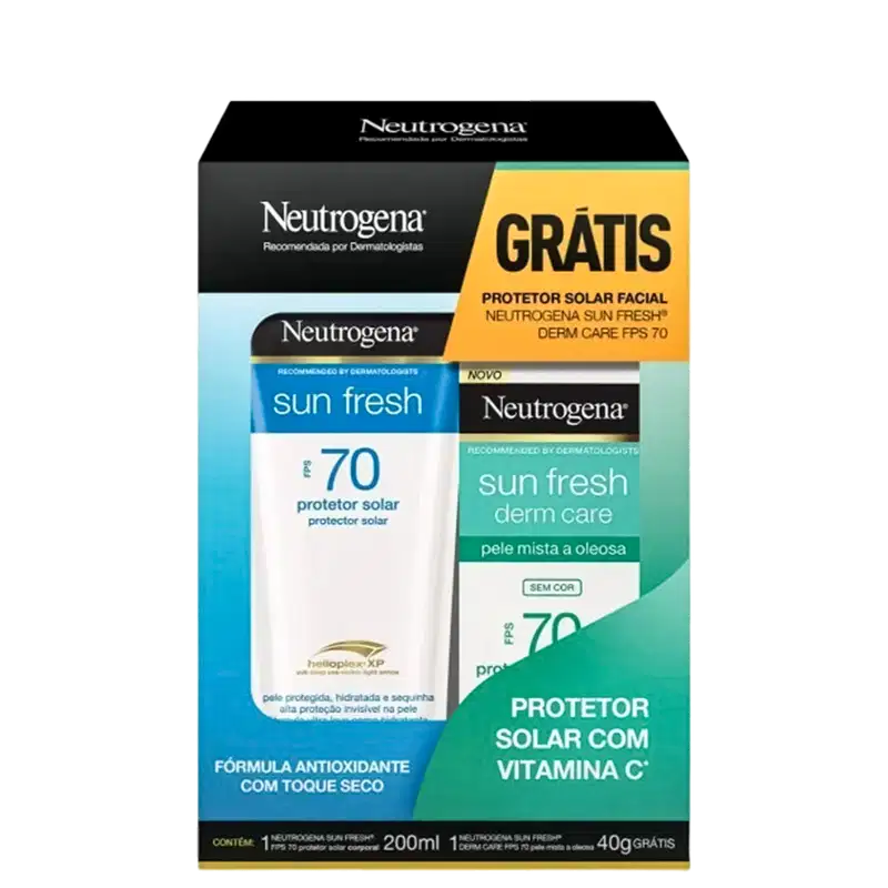 Kit Neutrogena Sun Fresh FPS 70 (2 Produtos)