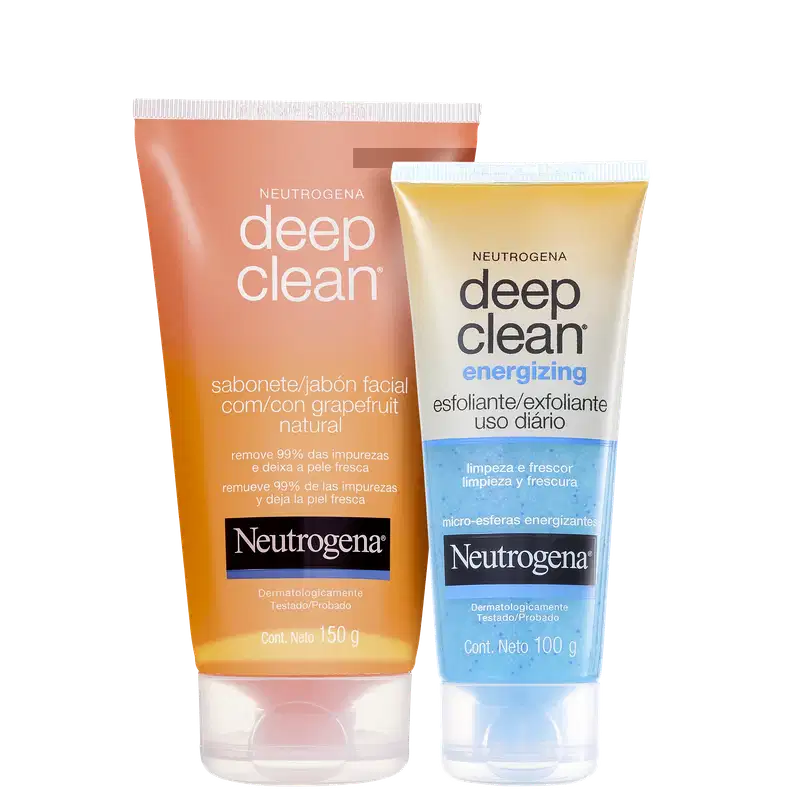 Kit Neutrogena Deep Clean Energizing + Grapefruit (2 Produtos)