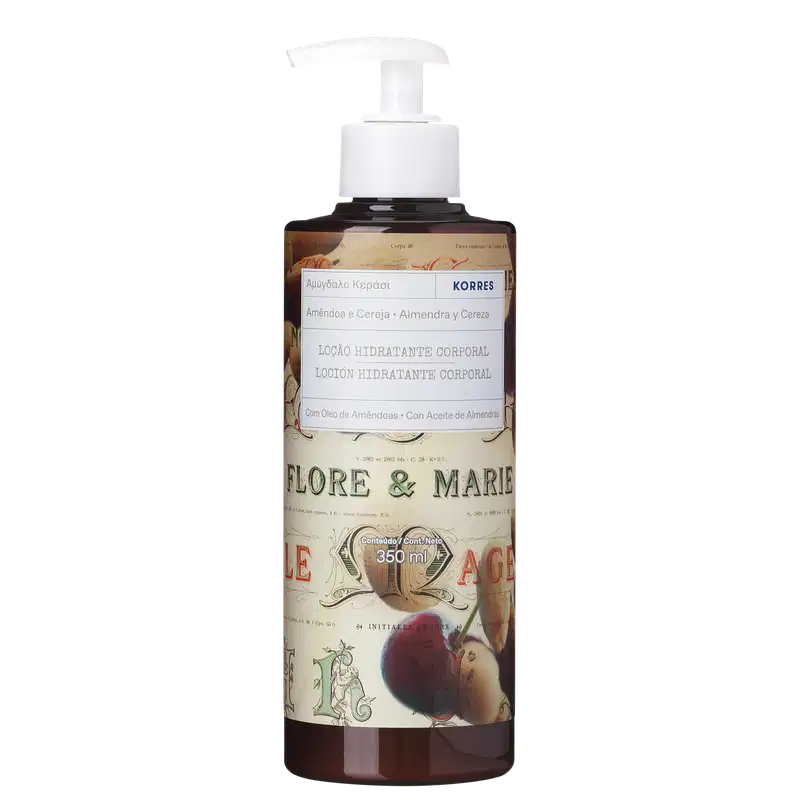 Korres Cereja e Amêndoa -  Creme Hidratante Corporal 350ml