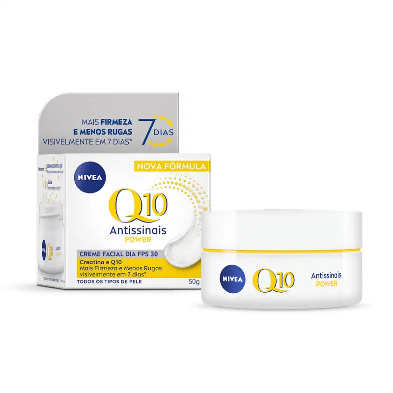 NIVEA Q10 Power Dia FPS 30 - Creme Facial Antissinais 47g