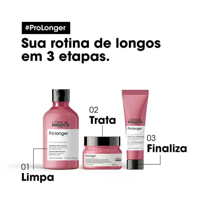 Kit L'Oréal Professionnel Serie Expert Pro Longer Trio (3 Produtos)