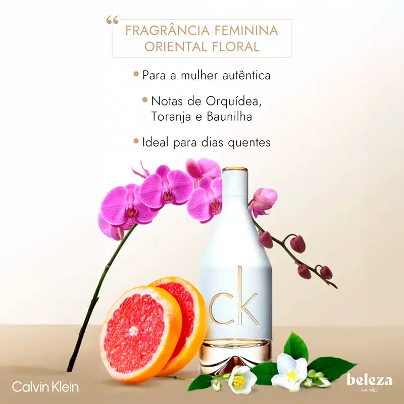 CK in2U For Her Calvin Klein Eau de Toilette - Perfume Feminino 100ml