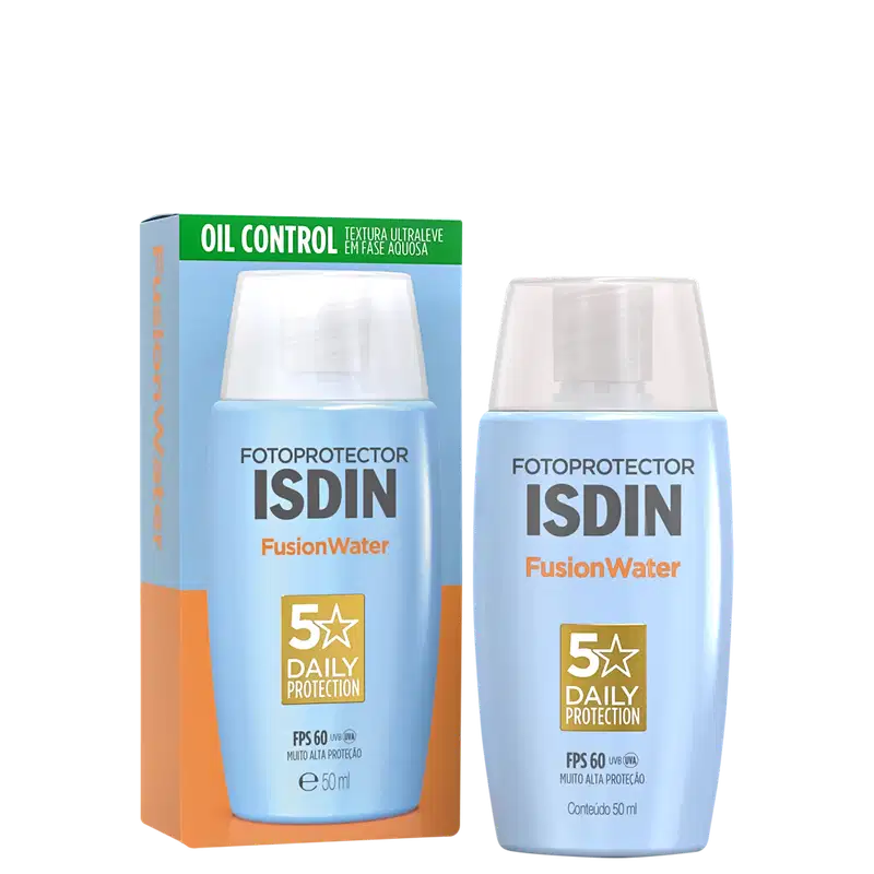 ISDIN Fotoprotector Fusion Water FPS 60 - Protetor Solar Facial 50ml