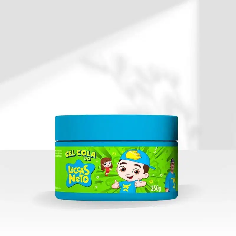 Cia da Natureza Luccas Neto Gel Fixador Cola para Cabelos 250 g