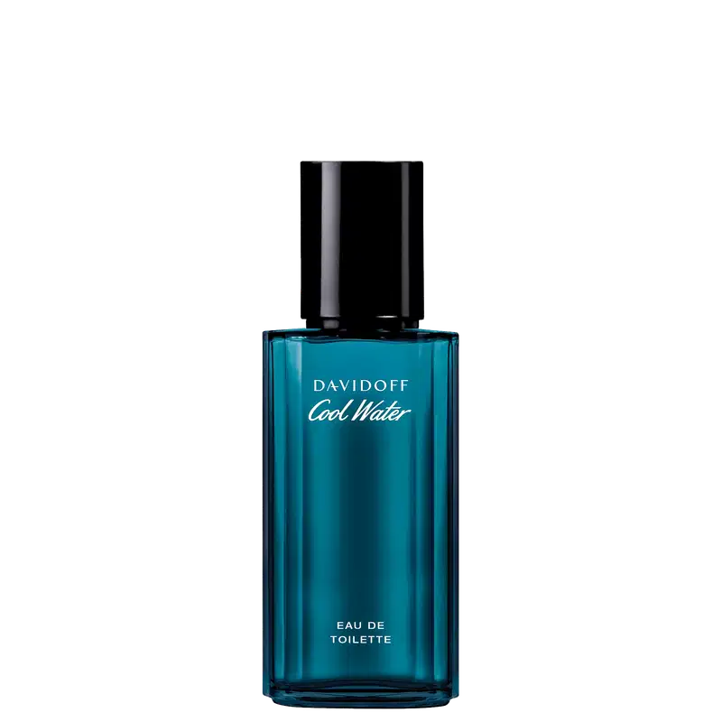 A imagem mostra o Perfume Importado Masculino Cool Water da marca Davidoff.