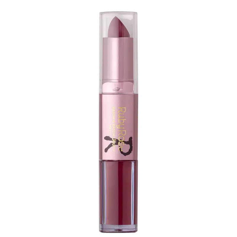 Ruby Rose Duo Matte 076 - Batom 6,6g