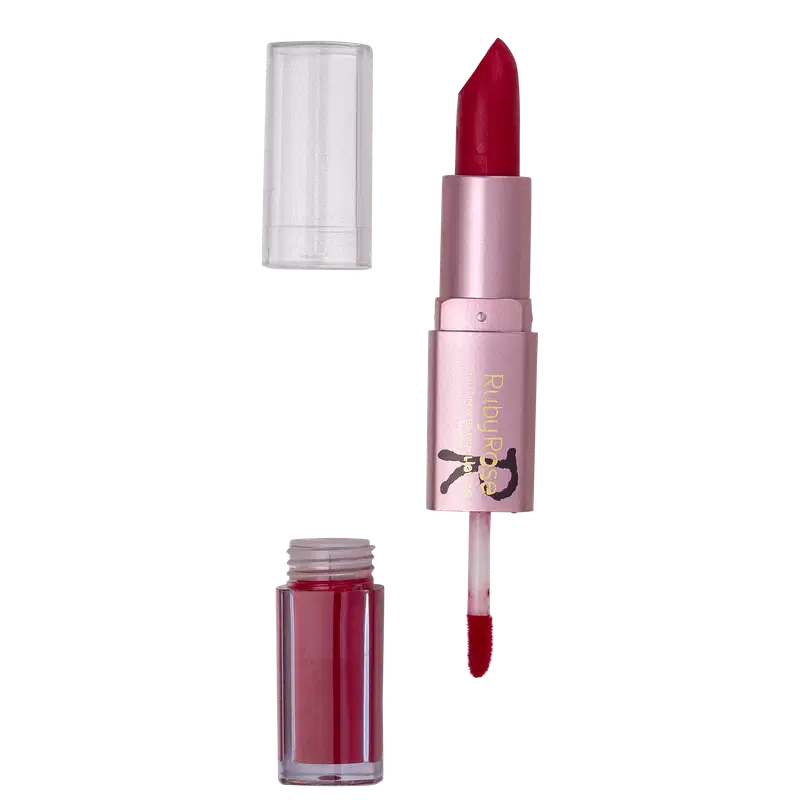 Ruby Rose Duo Matte 244 - Batom 6,6g