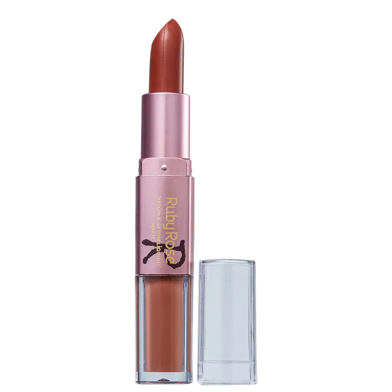Ruby Rose Duo Matte 356 - Batom 6,6g