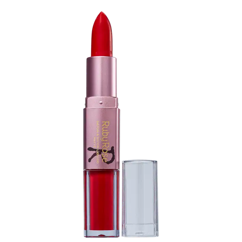 Ruby Rose Duo Matte 358 - Batom 6,6g