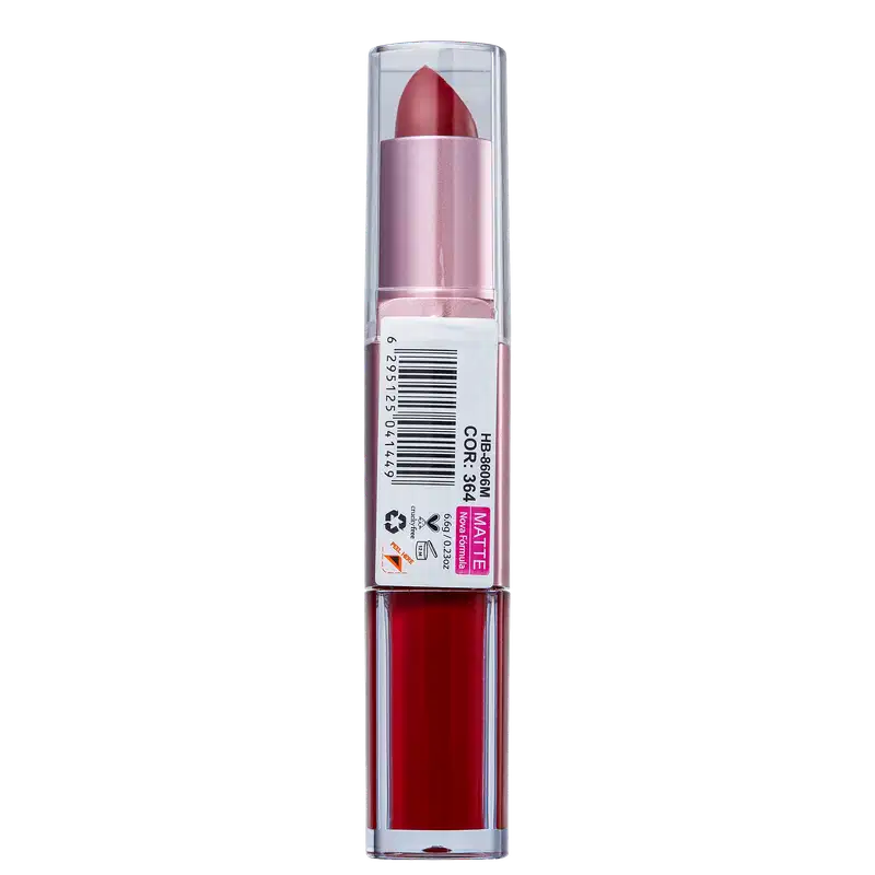 Ruby Rose Duo Matte 364 - Batom 6,6g