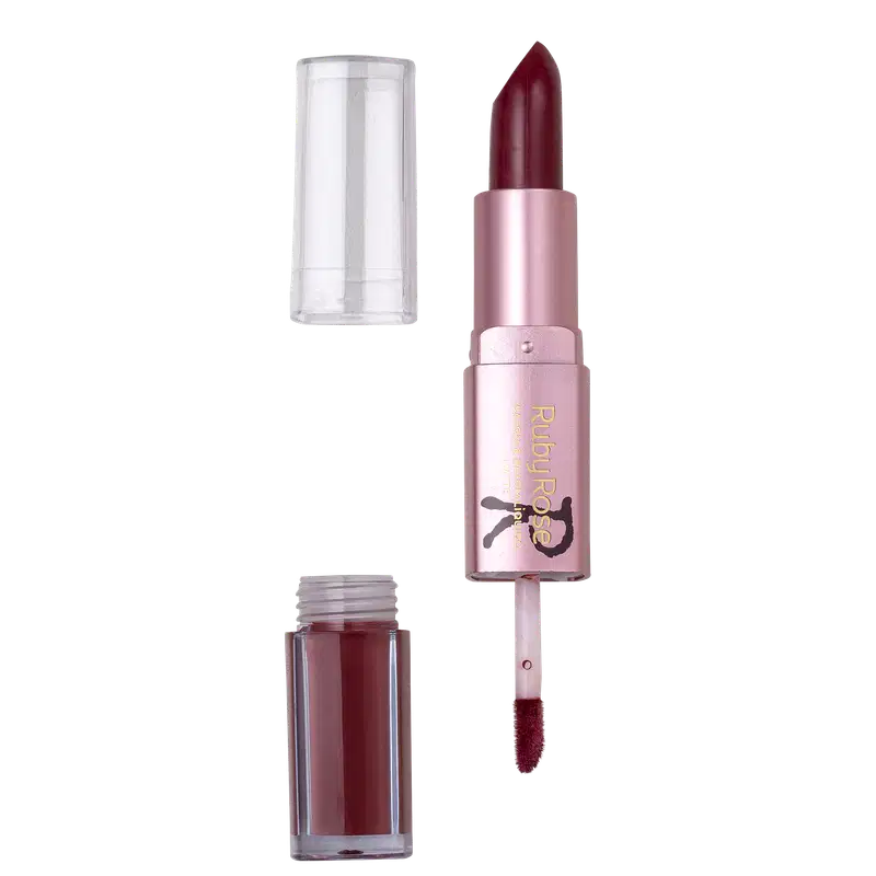 Ruby Rose Duo Matte 366 - Batom 6,6g