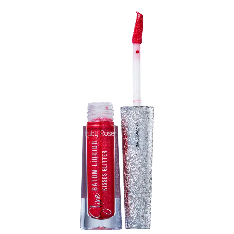 Ruby Rose Shine Kisses Glitter 353 - Batom Líquido 2,1ml