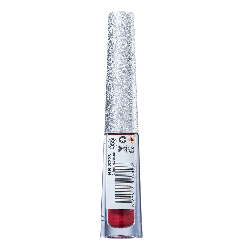 Ruby Rose Shine Kisses Glitter 355 - Batom Líquido 2,1ml