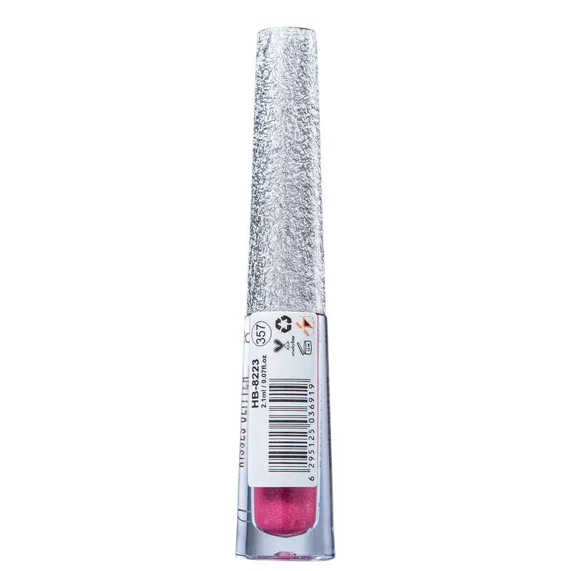 Ruby Rose Shine Kisses Glitter 357 - Batom Líquido 2,1ml