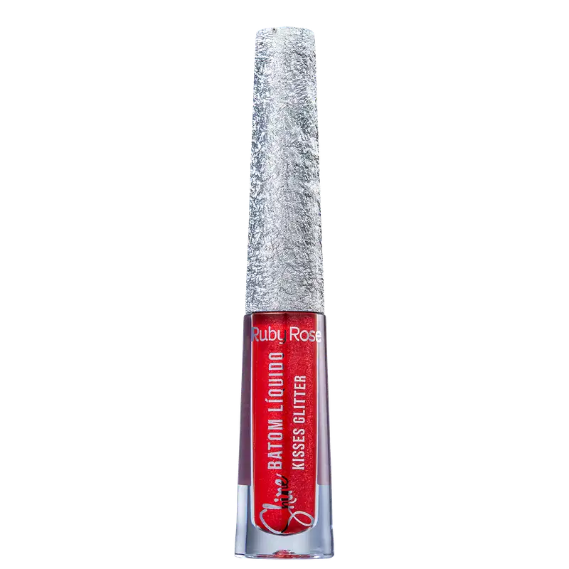 Ruby Rose Shine Kisses Glitter 358 - Batom Líquido 2,1ml