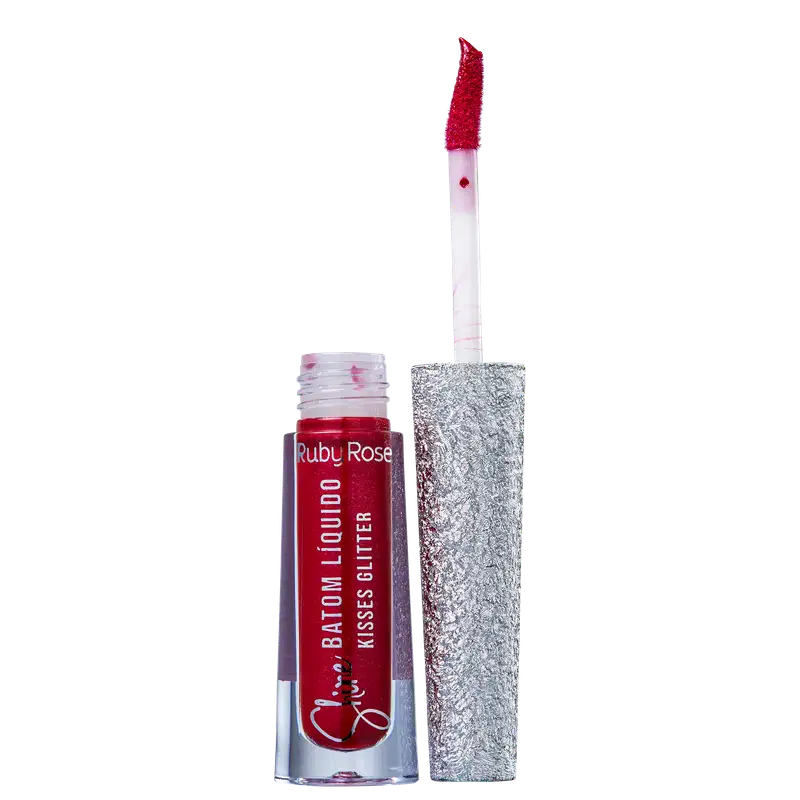 Ruby Rose Shine Kisses Glitter 359 - Batom Líquido 2,1ml