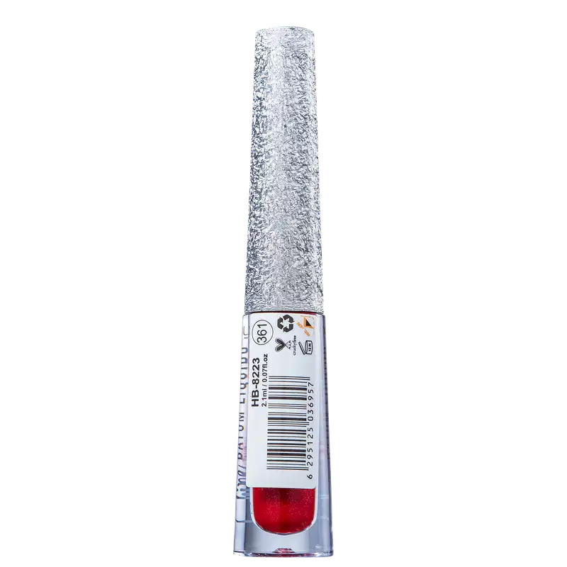 Ruby Rose Shine Kisses Glitter 361 - Batom Líquido 2,1ml