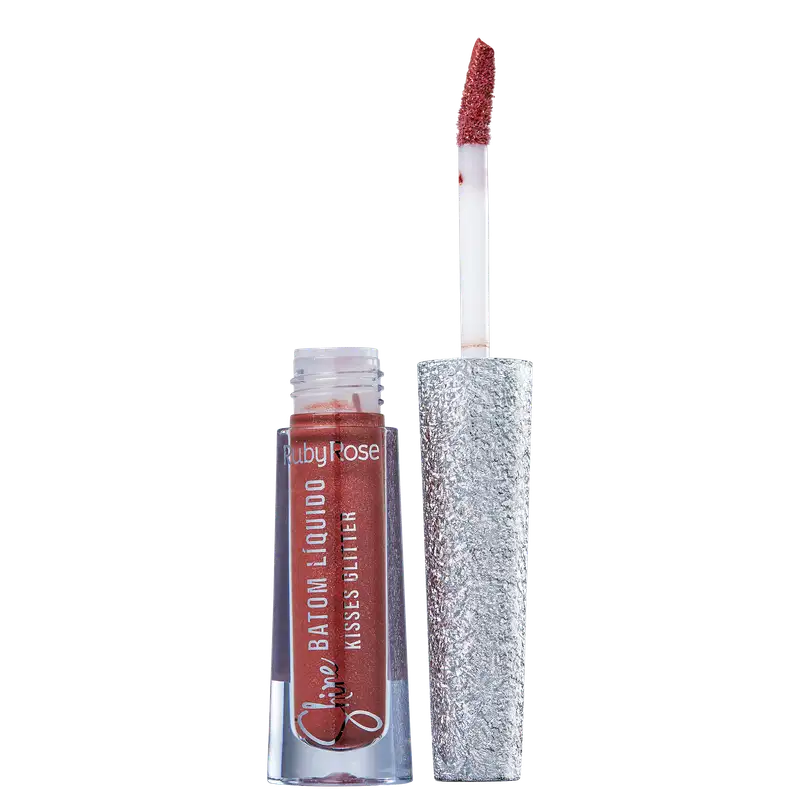 Ruby Rose Shine Kisses Glitter 362 - Batom Líquido 2,1ml
