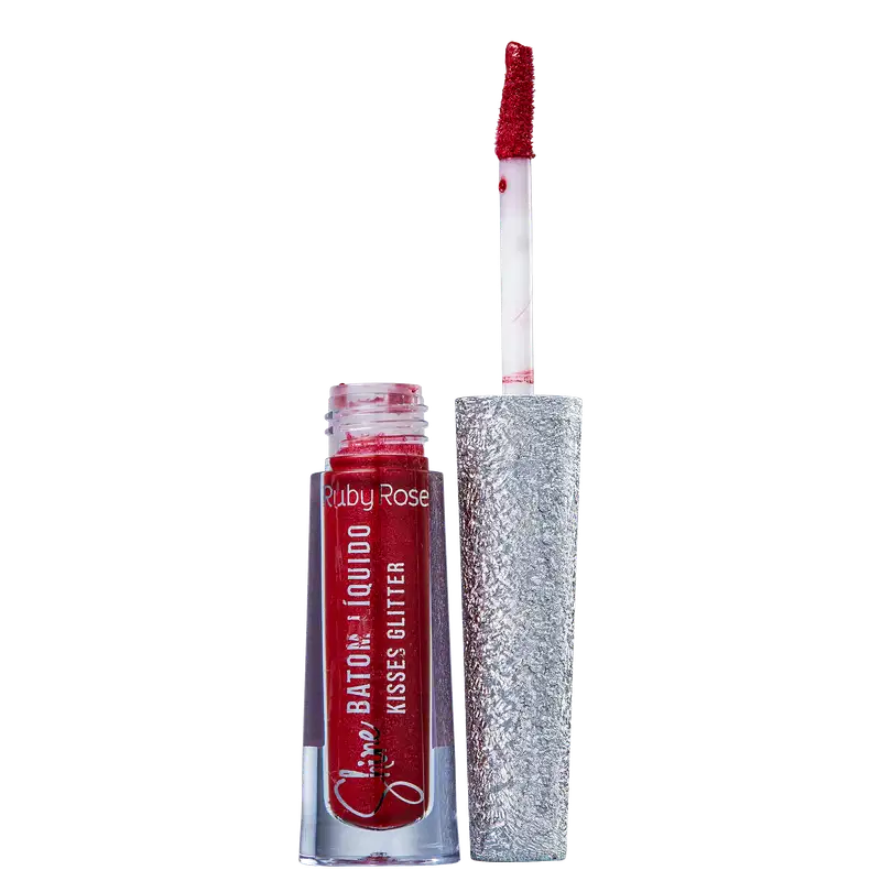 Ruby Rose Shine Kisses Glitter 364 - Batom Líquido 2,1ml