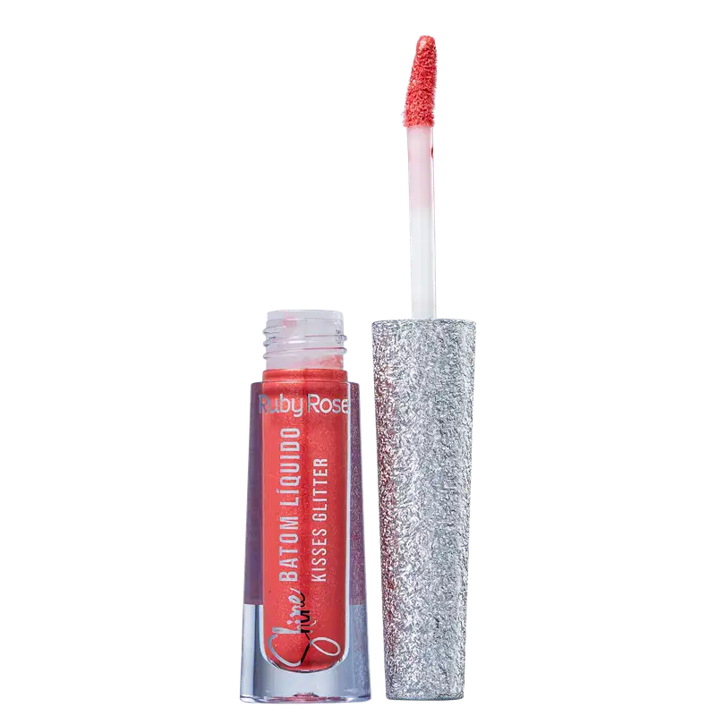 Ruby Rose Shine Kisses Glitter 365 - Batom Líquido 2,1ml